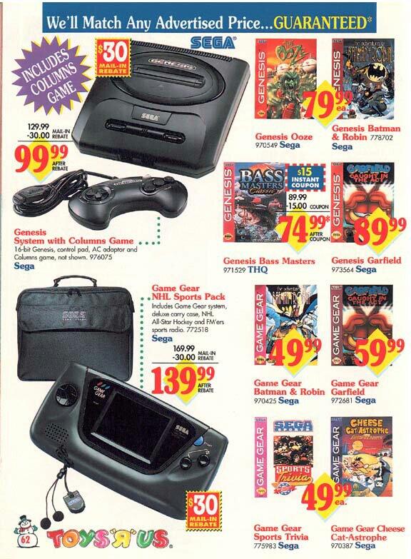 Mega Drive game gear reklam
